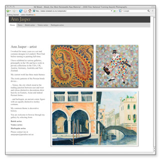 Ann Jasper - homepage