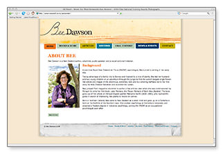 Bee Dawson - homepage