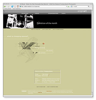 Changing Spaces - homepage
