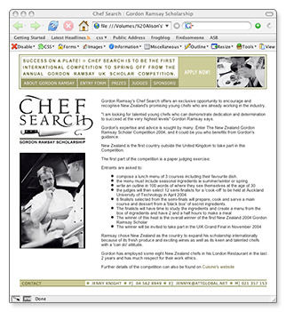 Chef Search - homepage