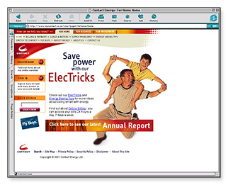 Contact Energy - homepage