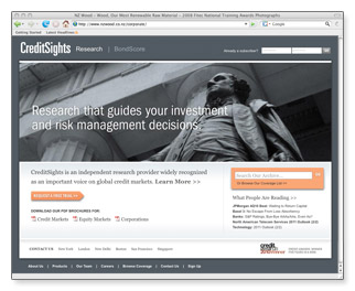 CreditSights Marketing - homepage