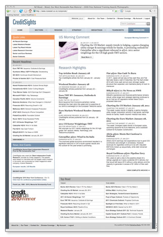 CreditSights - homepage