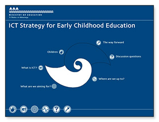 ICT Strategy for Early Childhood Education - home screen