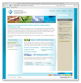 EPA - homepage