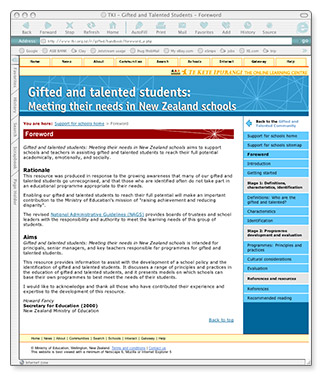 Gifted and Talented Students - homepage