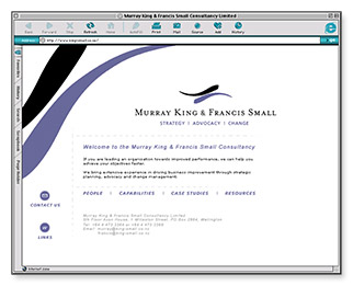 King & Small - homepage