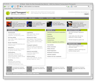 Land Transport New Zealand - homepage