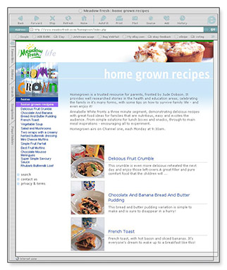 Meadown Fresh Homegrown - homepage