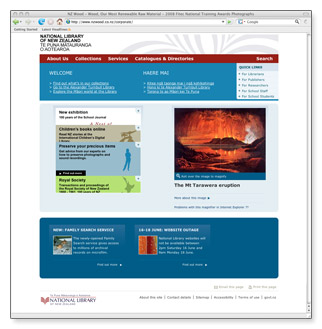 National Library - homepage