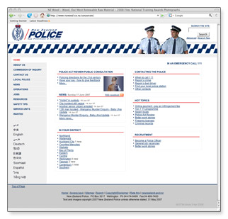 New Zealand Police - homepage