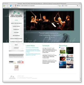 NZSQ - homepage (2008)