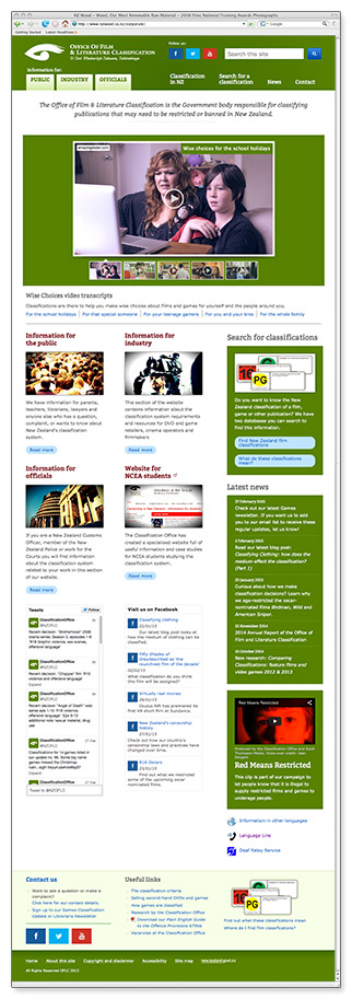 OFLC - homepage (2014)