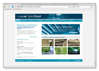Open Cloud - homepage