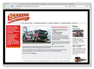Salters Cartage - homepage