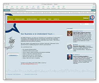 TOPAZ Solutions - homepage