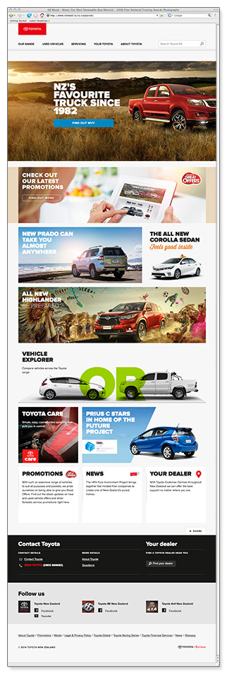 Toyota NZ - homepage