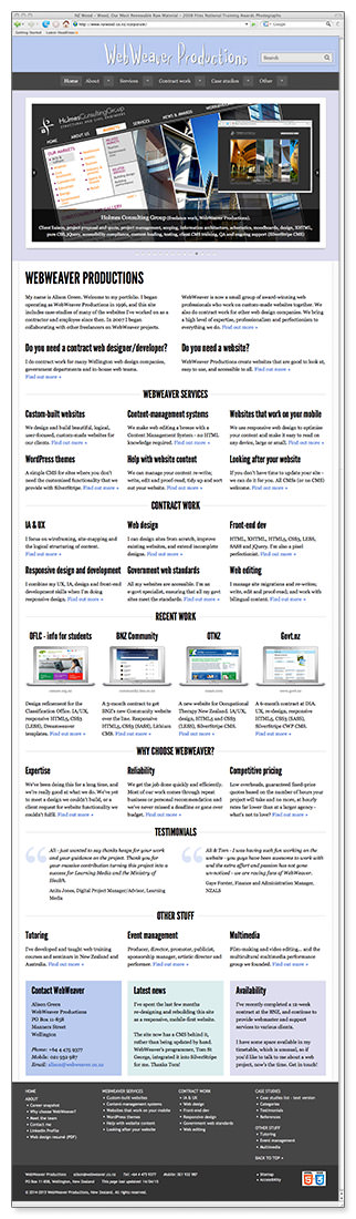 WW 2015 homepage