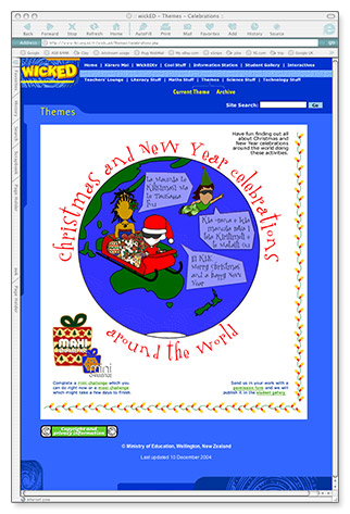 wickED Christmas - homepage
