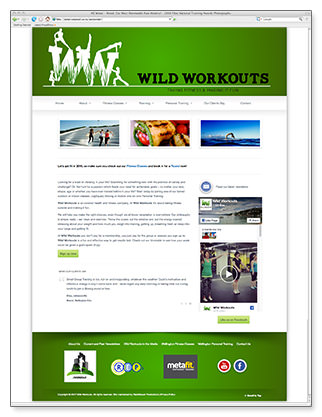 Wild Workouts - homepage