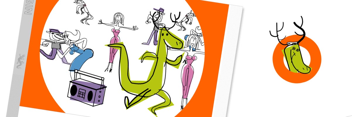 Origin Xmas card website design details