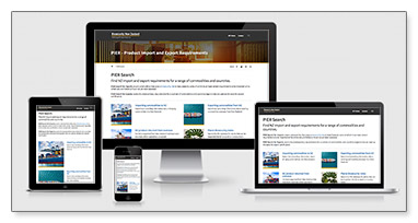 MPI PIER Search responsive screens in various devices